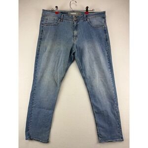 Jordache Skinny Jeans Womens 18 Blue Denim Medium Wash Five Pocket Pants